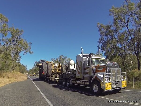 Wide load in mining country