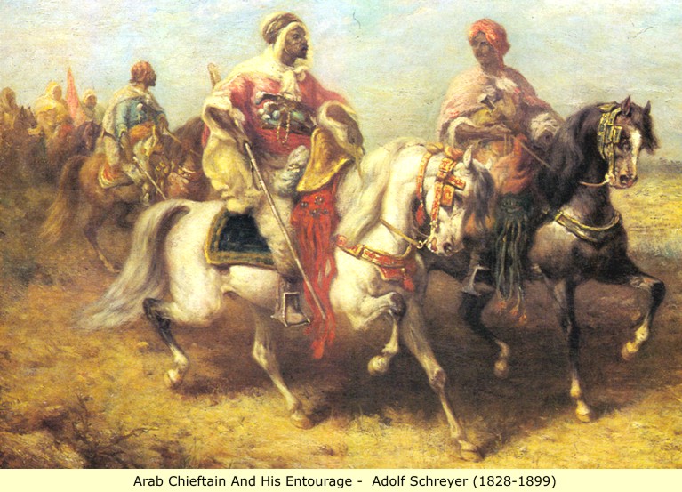 Arab Chieftans on the move
