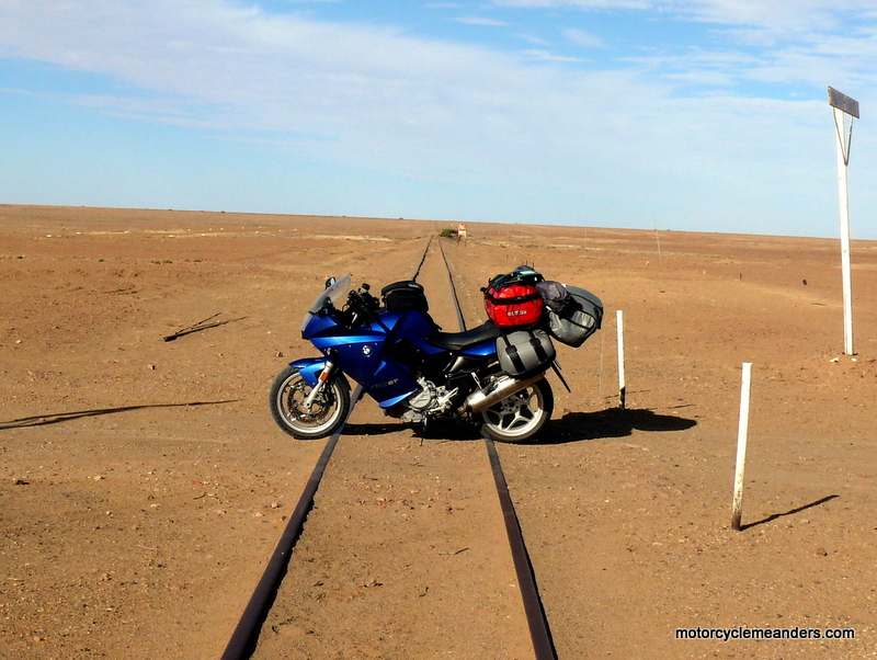 F800ST on the Old Ghan in SA