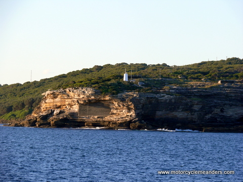 Passing the north entry point into Botany Bay