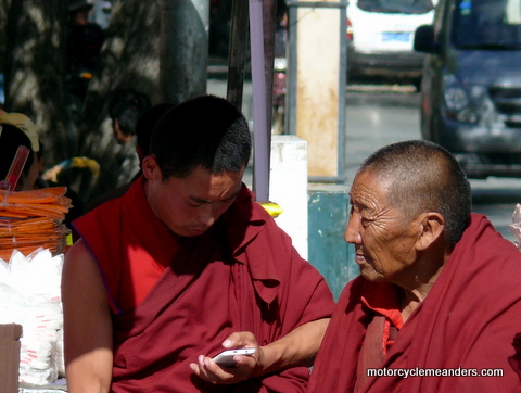 Monks in Shigatse