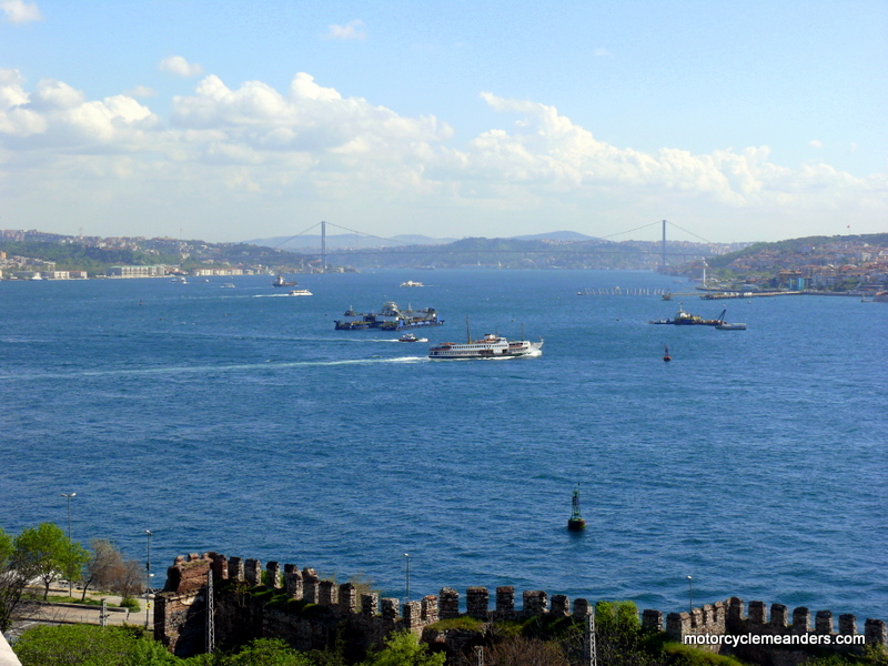 Bosphorus looking north from Istanbul