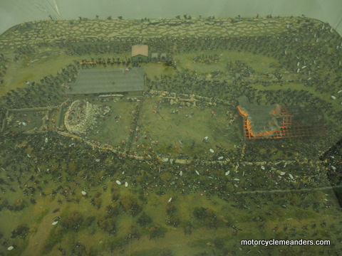 Diarama of battle at Rorkes Drift