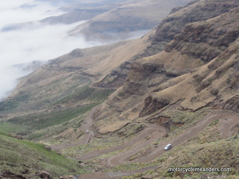 Sani Pass from the top