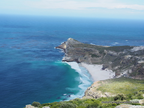 Looking back to Good Hope from Cape Point