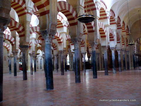 Inside the Mezquita, Cordoba