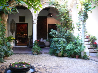 Courtyard of Salma’s house