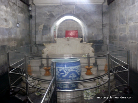 Throne Room in Dingling Tomb