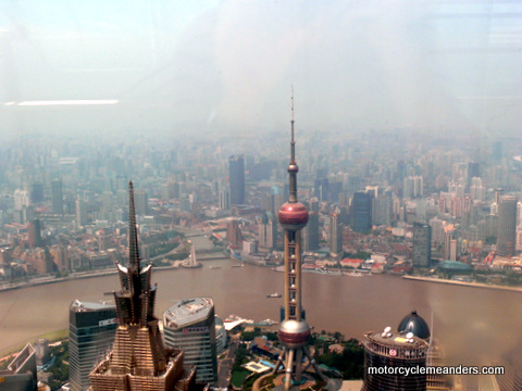 Shanghai from World Finance Centre