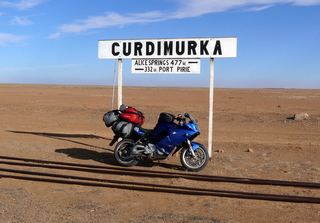 Curdimurka Siding on old Ghan