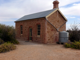 Restored Drivers Hut at Coward Springs