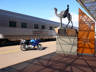 Ghan at Alice Springs Station