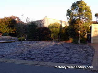 Frost at home on departure