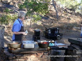 Wallaby at breakfast