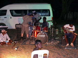 Jawoyn band at campground