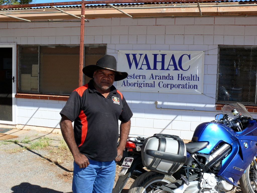 Wally, a health worker at Hermannsberg NT