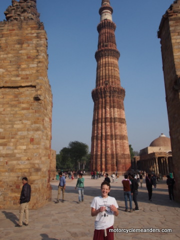 At Qutb Minar