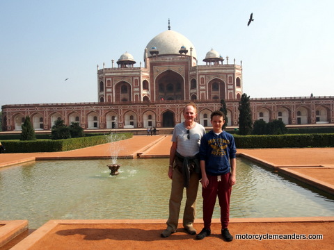 At Humayuns Tomb