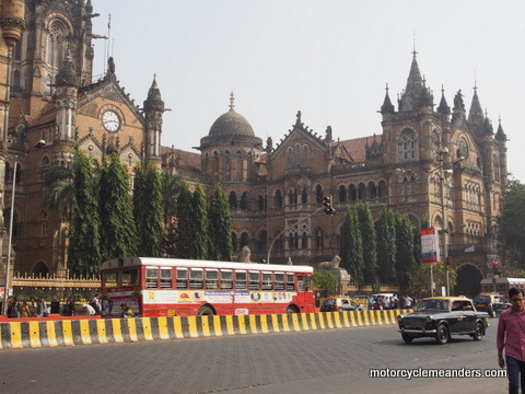 Victoria Terminus - our station in Mumbai